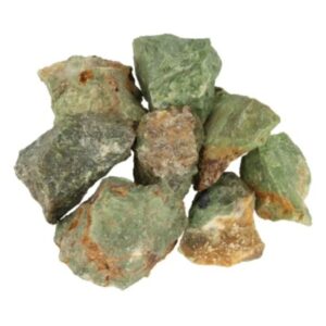 Chrysopraas 250 gr. ruwe brokjes