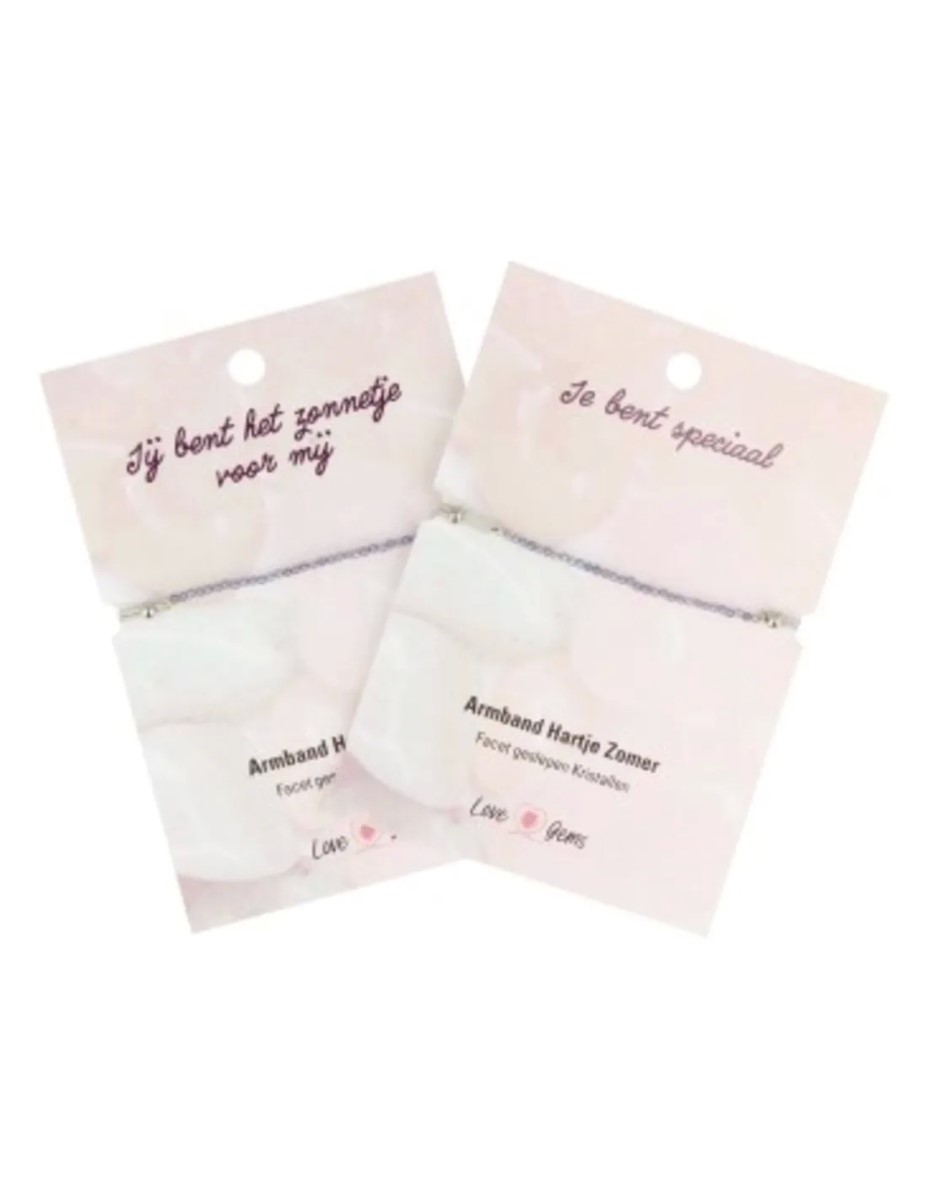 Ioliet hartje zomer armband - Love Gems