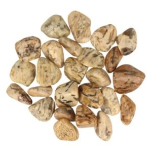 Zebradoriet trommelstenen 500 gr. (mt3)