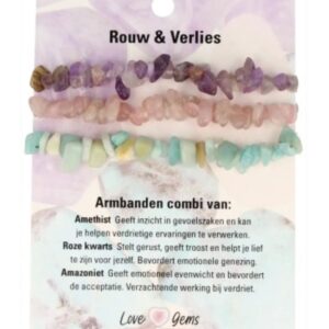 Splitarmband combi Rouw & Verlies
