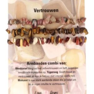 Splitarmband combi Vertrouwen