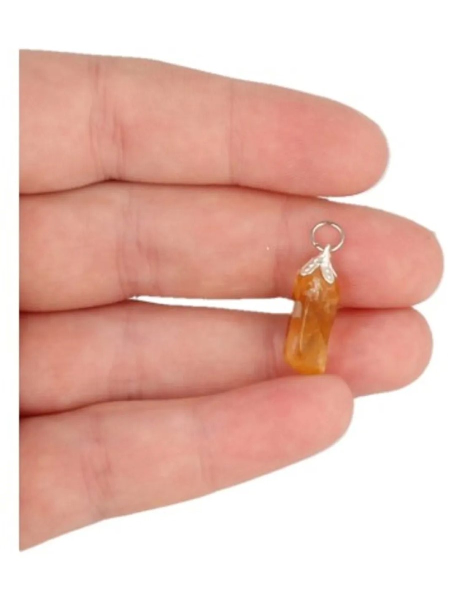 Golden Healer edelsteen hanger geslepen - Afbeelding 3