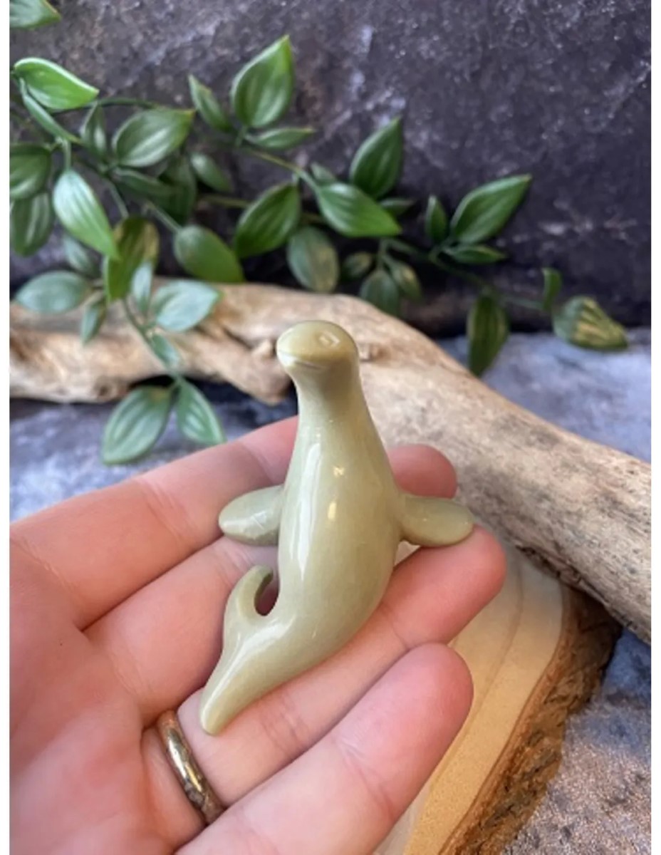 Speksteen Zeehond (6cm) - Afbeelding 2
