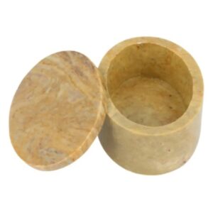 Speksteen doosje ovaal 8 cm