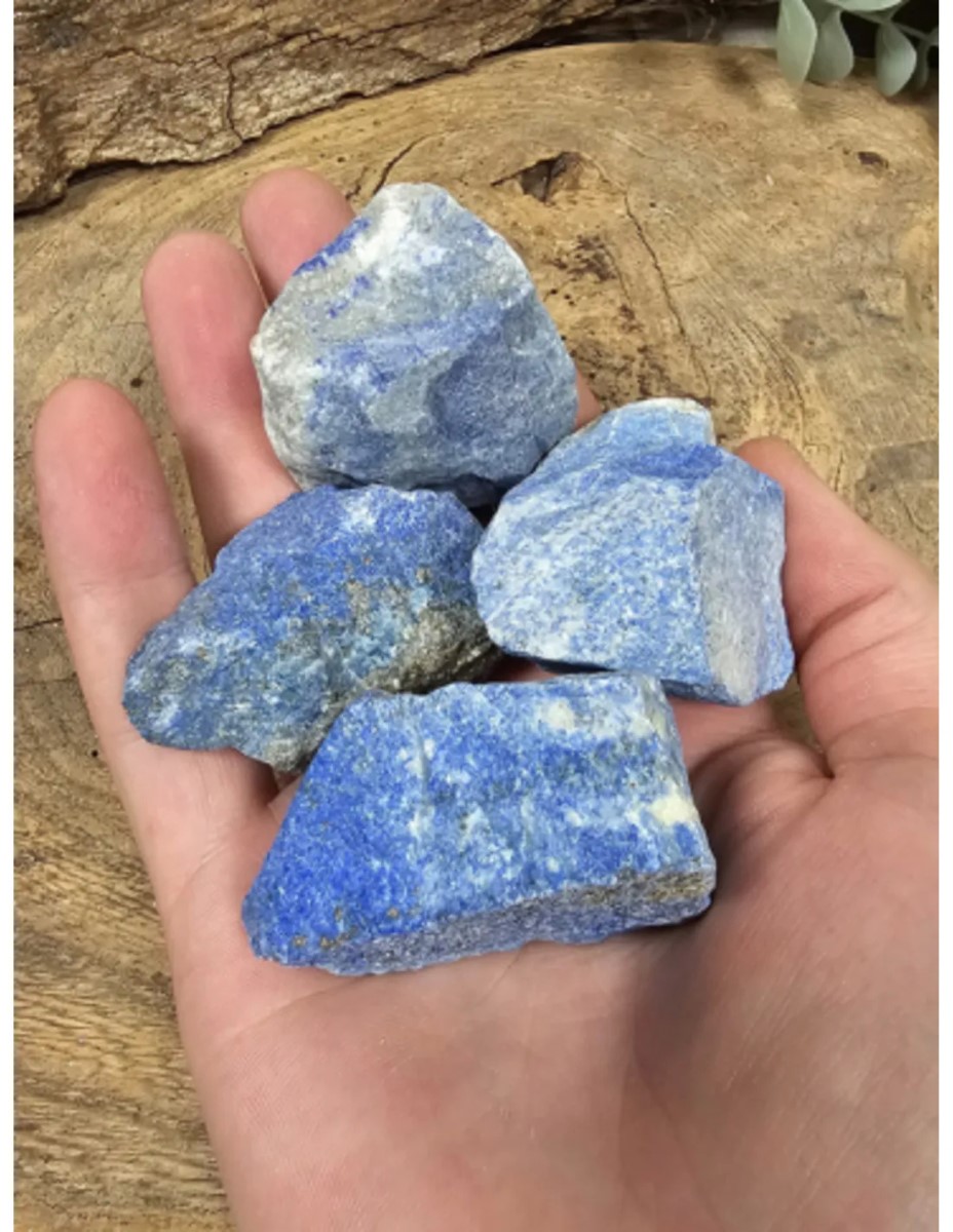 Lapis Lazuli A 250 gr. ruwe brokjes - Afbeelding 3