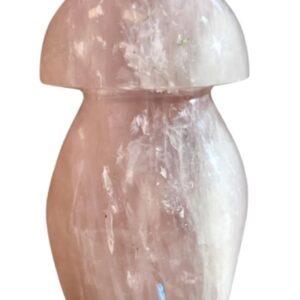 Roze kwarts edelsteen paddenstoel 200-300 gram