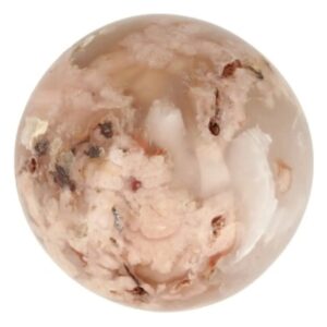 Agaat bloem edelsteenbol 5-5,5 cm