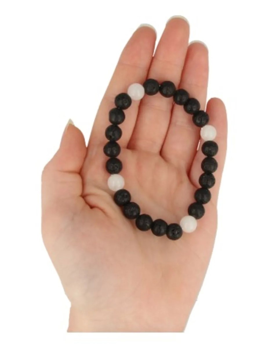 Windroos armband Jade wit - Afbeelding 3