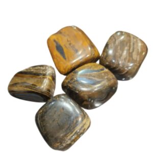 Tijgerijzer trommelstenen 100 gr. (mt3)