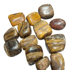 Tijgerijzer trommelstenen 250 gr. (mt3)