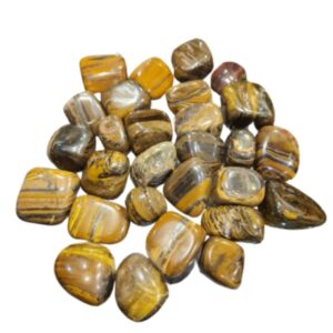 Tijgerijzer trommelstenen 500 gr. (mt3)