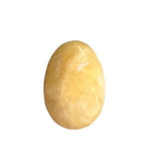 Edelsteen ei 30 mm Calciet geel