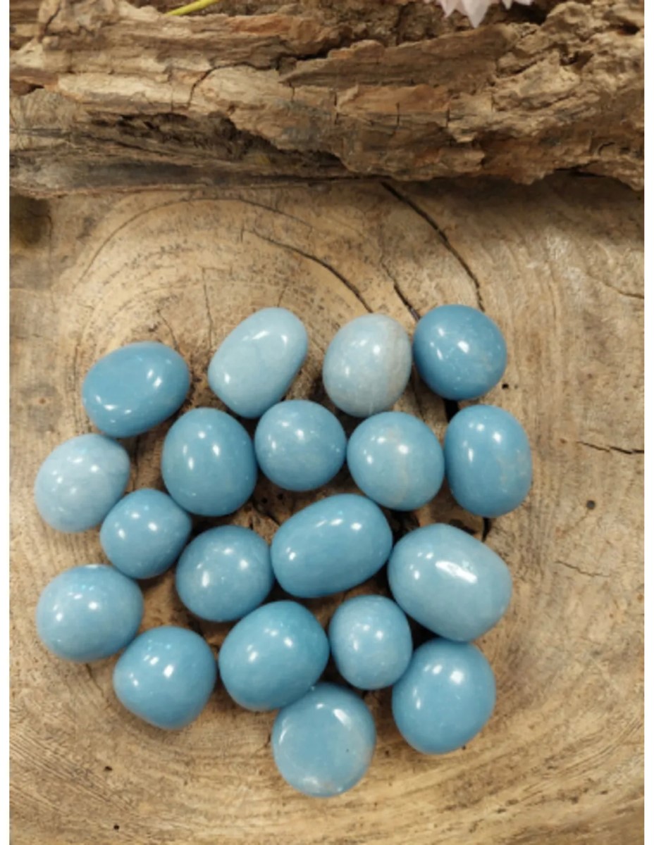 Angeliet trommelstenen 250 gr. (mt3) - Afbeelding 2