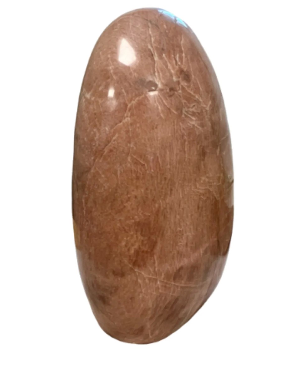 Maansteen oranje sculptuur nr.5 - Afbeelding 3