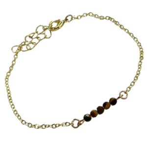 Tijgeroog spring style armband