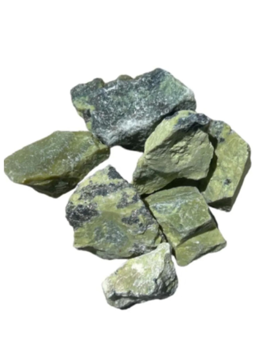 Serpentijn Peru 250 gr. ruwe brokjes