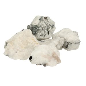 Maansteen regenboog 250 gr. ruwe brokjes