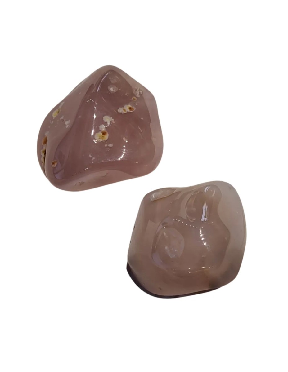 Chalcedoon roze trommelstenen 100 gr. (mt3)