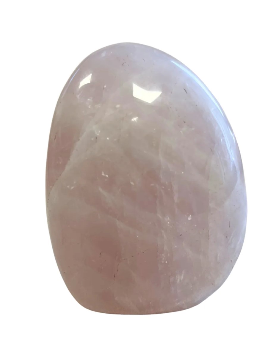 Roze kwarts edelsteen sculptuur 600-700 gram - Afbeelding 3
