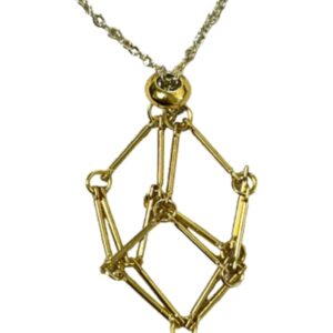 Kooihanger met ketting goudkleur