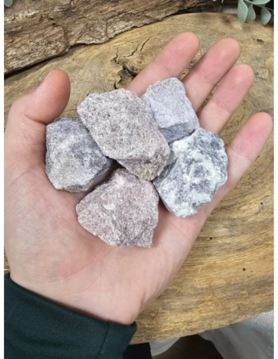 Lepidoliet 250 gr. ruwe brokjes - Afbeelding 2