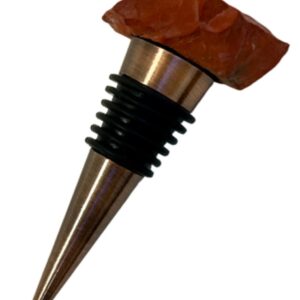 Jaspis rood wijnstopper ruw