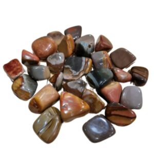 Jaspis Polychroom 250 gr. trommelstenen (mt3)