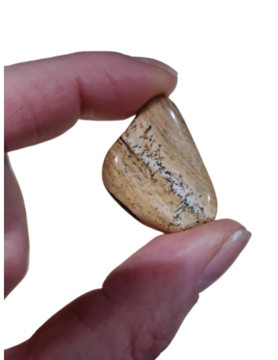 Jaspis landschap 250 gr. trommelstenen (mt 2-3) - Afbeelding 3