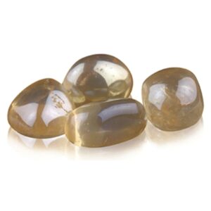 Zonneschijn aura trommelstenen 500 gr. (gecoat) (mt2)