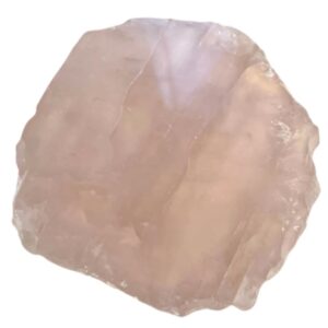 Roze kwarts edelsteen schijf nr.19