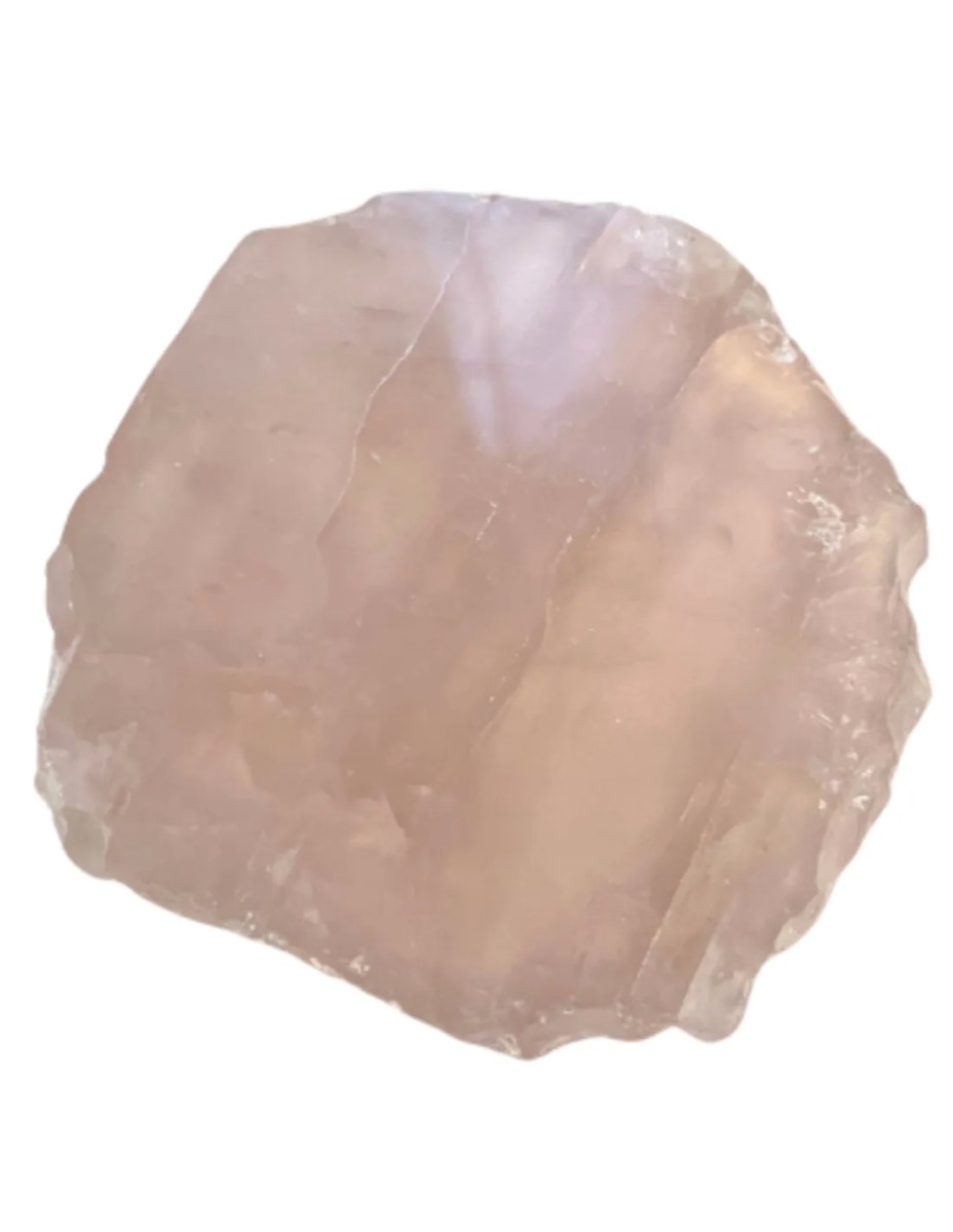 Roze kwarts edelsteen schijf nr.19