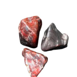 Jaspis Breccie 500 gr. semi gepolijste stenen ruw