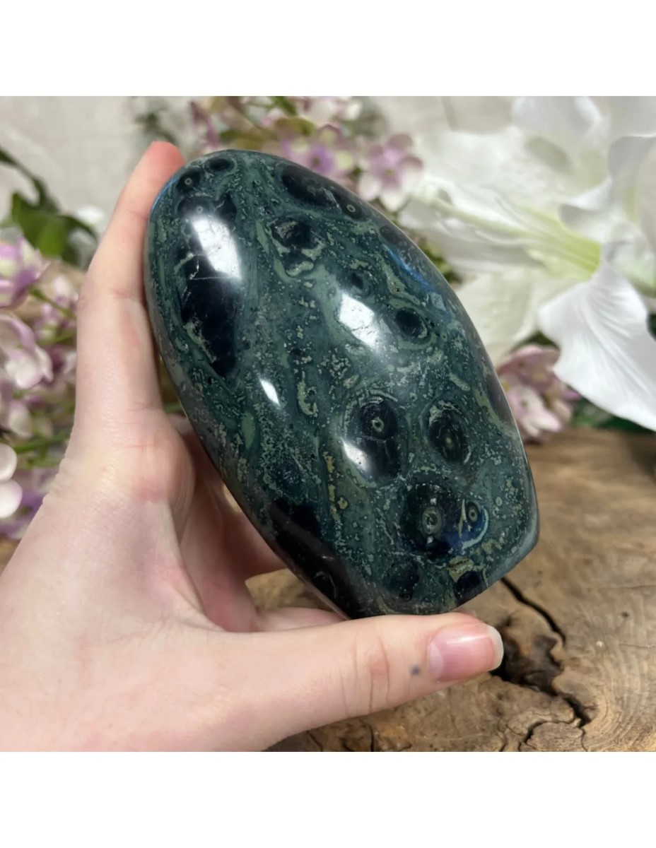 Jaspis kamballa edelsteen sculptuur nr.03 - Afbeelding 2