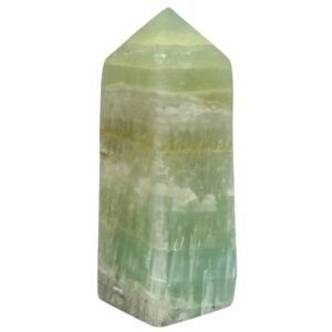 Pistache Calciet edelsteen punt nr.02