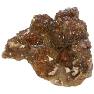 Kwarts geel/bruin gekristaliseerd ruw stuk nr.01