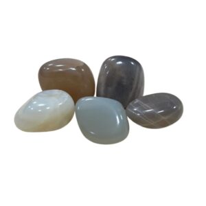 Maansteen multi A 500 gr. trommelstenen (mt3)