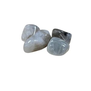 Maansteen regenboog trommelstenen 100 gr. (mt3)