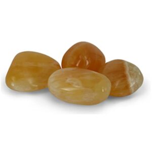 Calciet geel trommelstenen 500 gr. (mt3)