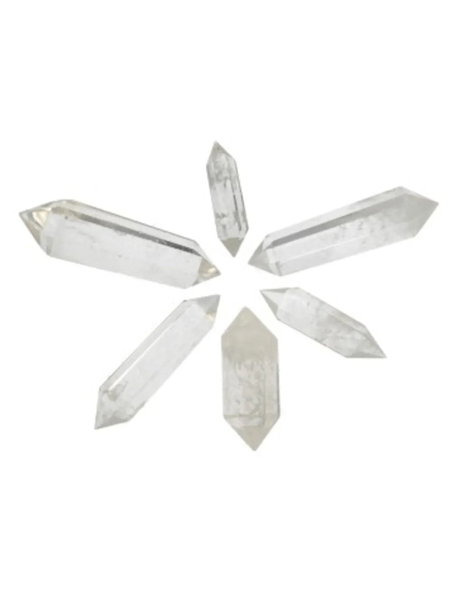 Bergkristal dubbeleinder gepolijst 60-80 gr. - Afbeelding 3