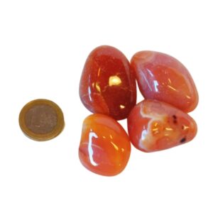 Carneool 100 gr. trommelstenen (mt3)