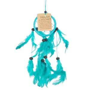 Dromenvanger ⌀ 6CM Turquoise - alleen veren