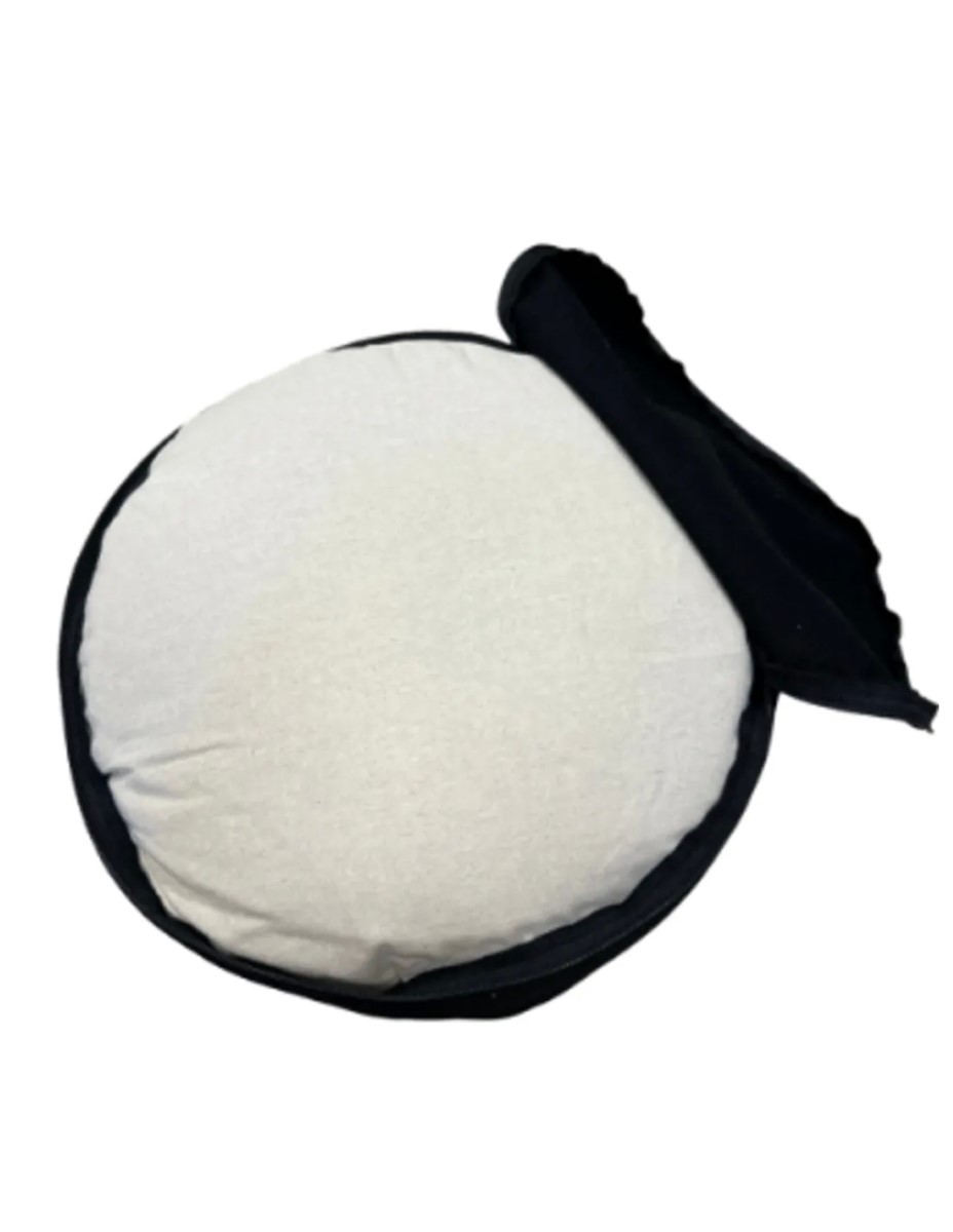 YogaStyles Meditatiekussen Organic Rondo Zwart - Afbeelding 3