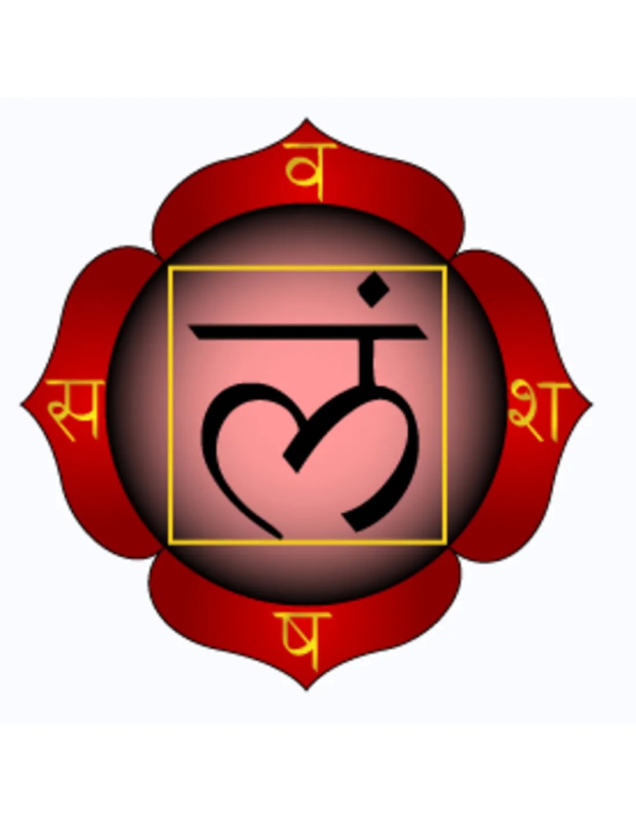 YogaStyles Meditatiekussen Rood 1e Chakra serie - Afbeelding 2