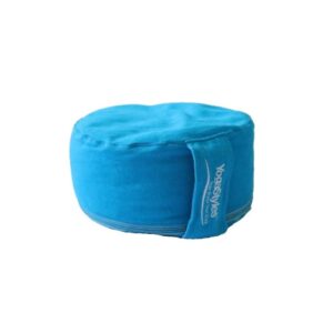 YogaStyles Meditatieskussen Comfort Turquoise - Extra hoog