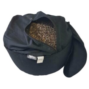 YogaStyles Meditatiekussen Comfort Zwart - Extra hoog