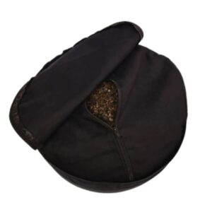 YogaStyles Meditatiekussen Comfort Zwart 12cm