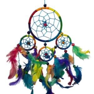 Dromenvanger rainbow 9 cm 4 ringen