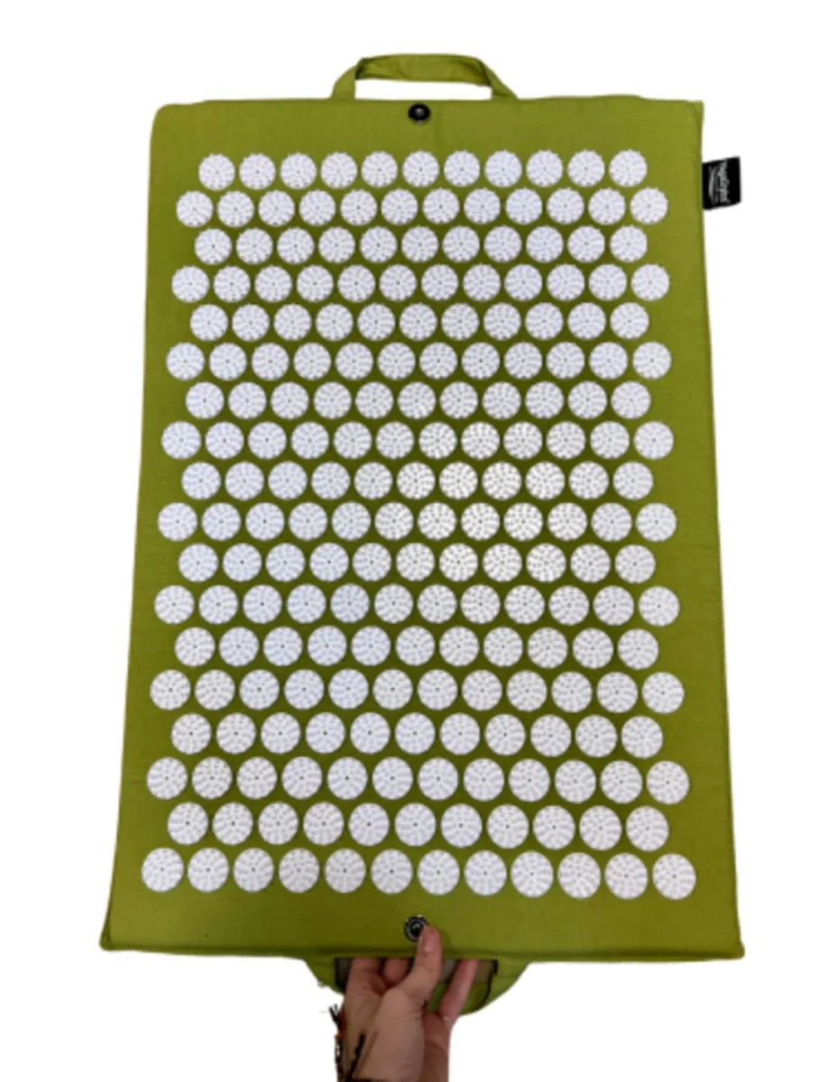 YogaStyles Spijkermat / Acupressuur mat olijfgroen - Afbeelding 3