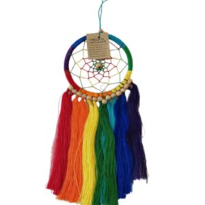 Dromenvanger Rainbow 11cm met lange kwastjes