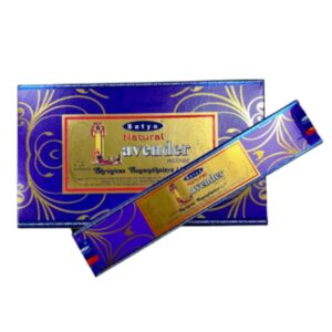 Natural Lavender wierook 15 grams Satya - doos van 12 st.